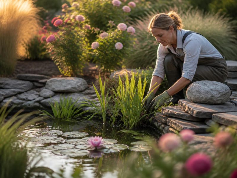 Creating a Year-Round Garden Pond: Plant Choices, Care, and Scenic Details